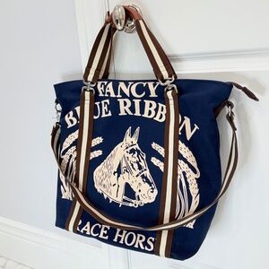 Rebecca Ray - Mary Ann Fancy Blue Ribbon Horse Tote